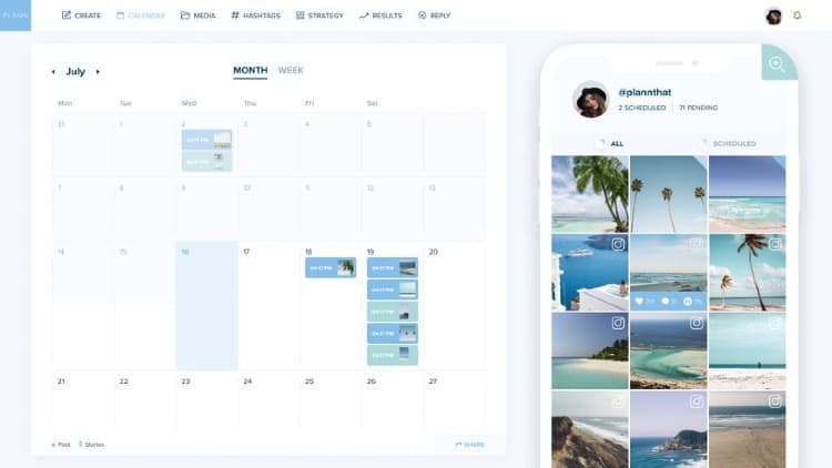 Plann | Social Media Scheduler | Influencer Marketing Tools Featured on Afluencer