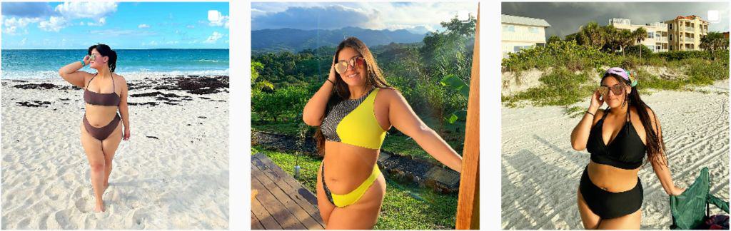 Priscilla modeling in bikinis | Wellness influencers on Afluencer