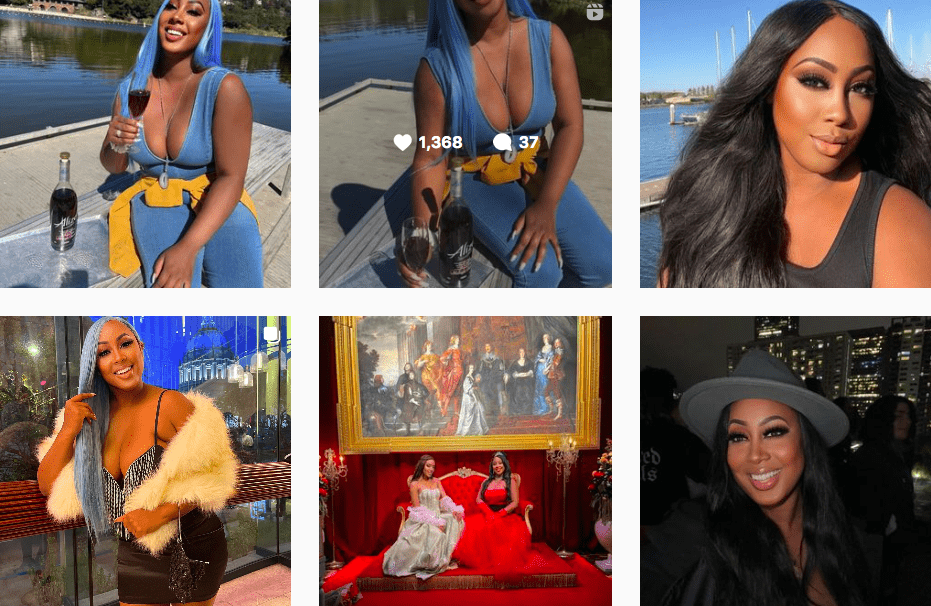 Quania Jones glamour posts | Afluencer lifestyle influencers