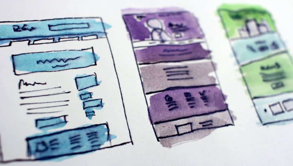 Sketch options for designing a media kit