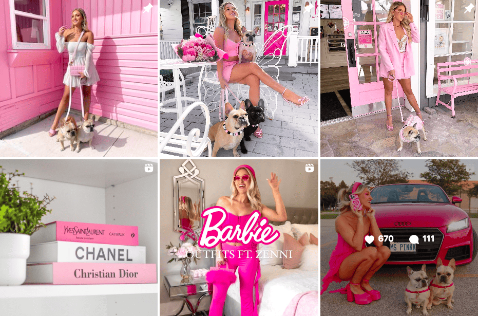 Sarah Ensell on IG | Pink fashion inspo posts