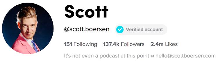 Scott Boersen | TikTok Profile