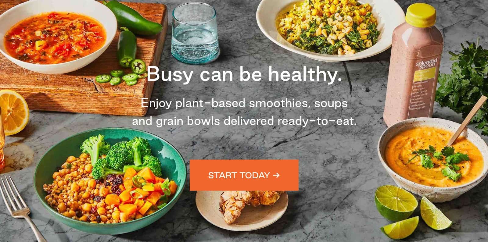 Splendid Spoon website | Ready-to-eat healthy meals