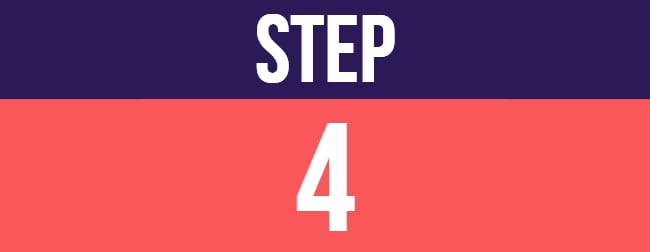 Step four banner | Afluencer guide