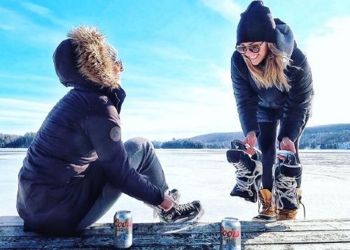 Steph Le Clair | LGBTQ Influencers ready to ice skate with Coors beer