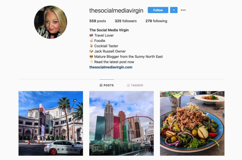Social Media Virgin | Influencers over 50 | Instagram posts