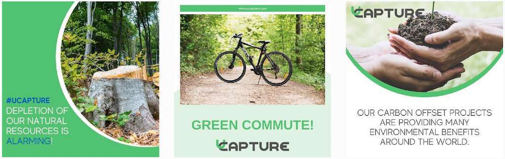 UCapture | Green Social Media Posts