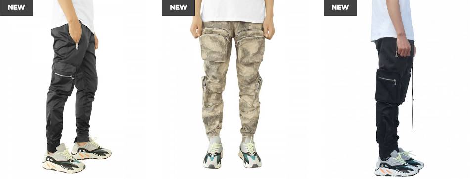 Black military pants + camo pants | URKOOL