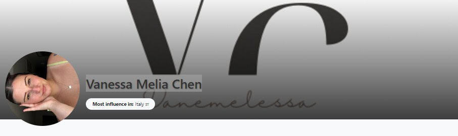 Italian Influencers: Vanessa Melia Chen